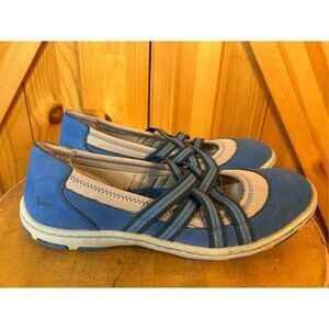 BOC Born Concept Shoes Womens 7M Nambe Mary Jane Blue Slip On Comfort C88204